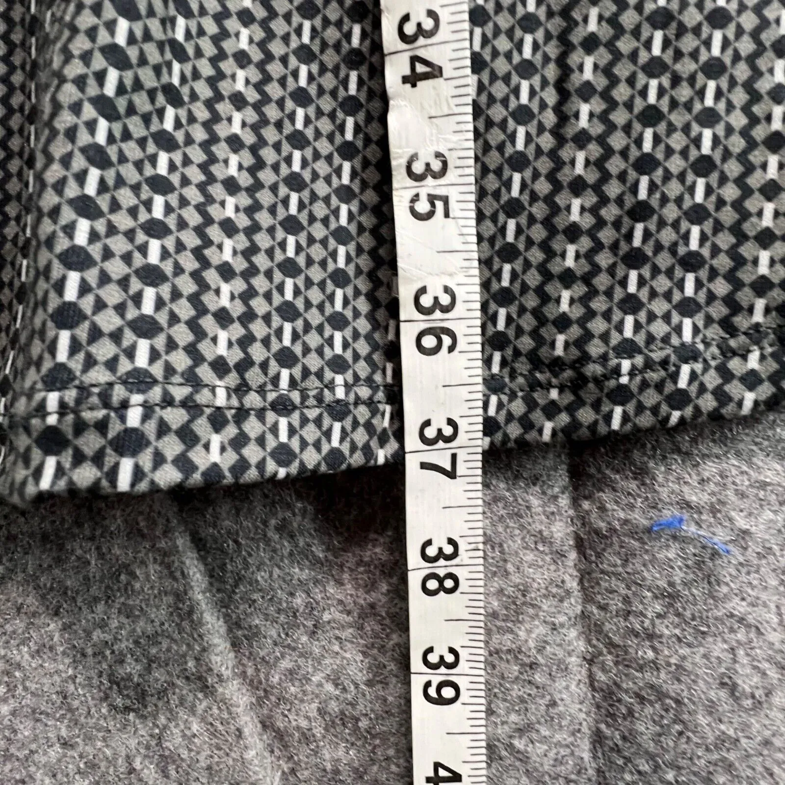 Prana Amelie Veeda Tank Dress M Gray Geometric Sleeveless V Neck Stretch Travel - Image 9