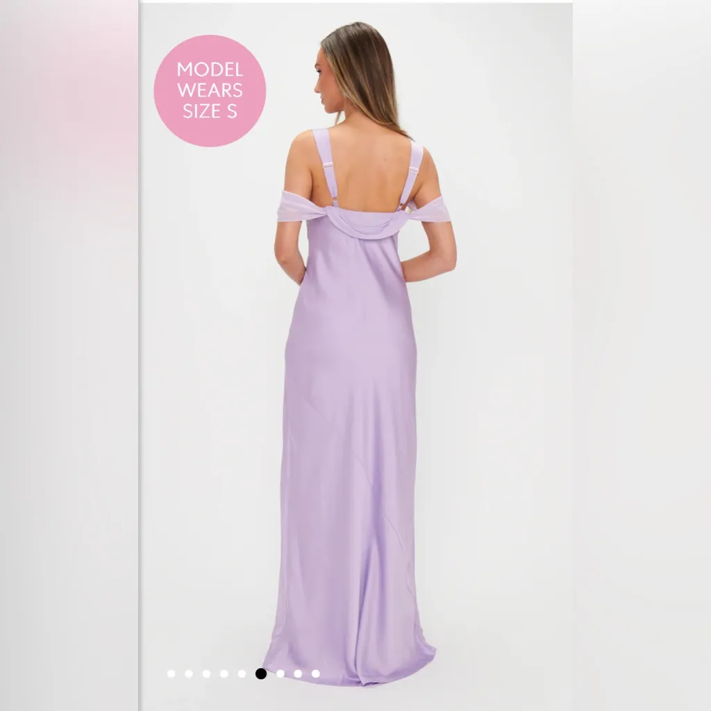 NWOT SHOW ME YOUR MUMU - Bella Maxi Dress color: Lavender size XL - Image 2