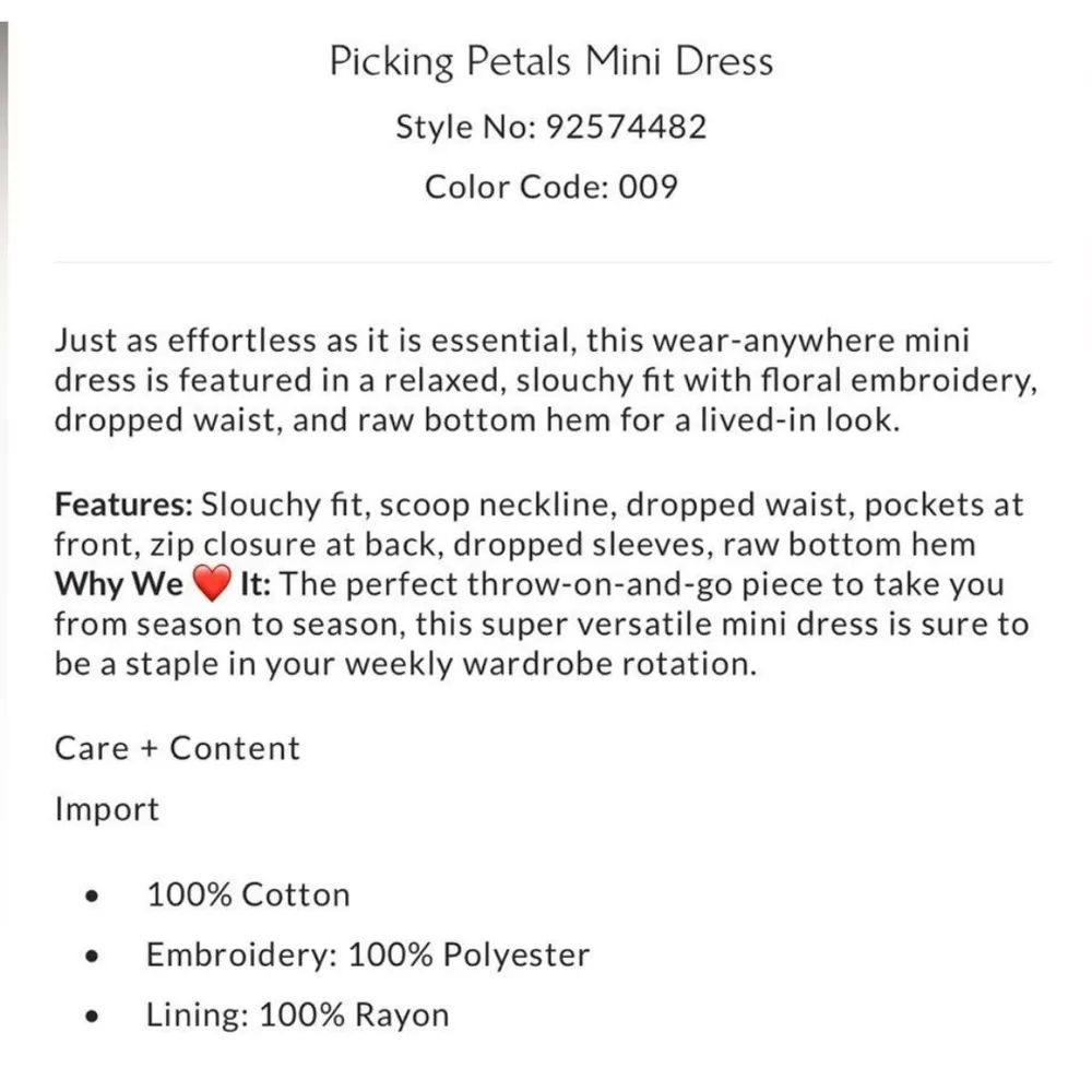 NWOT Free People Picking Petals Embroidered Mini Tunic Dress in Cardamom Seed XS - Image 4