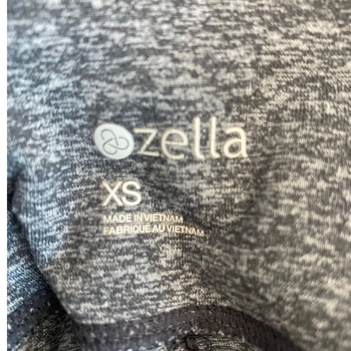 Zella Capri Crop Athletic Mid Rise Legging Pants Spandex Hidden Pocket XS Grey - Image 7