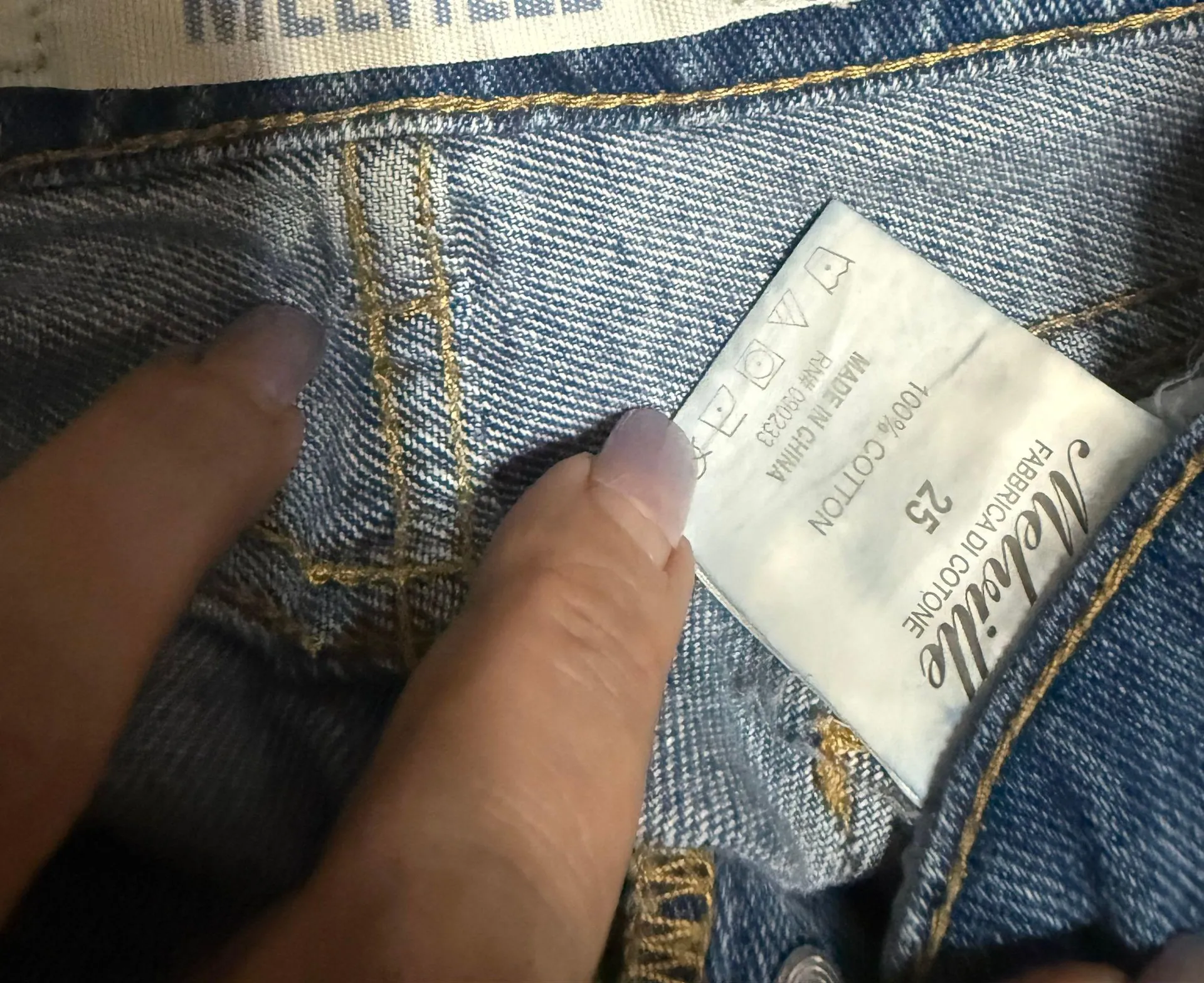 Melville High-waisted ripped blue jeans  - Image 3