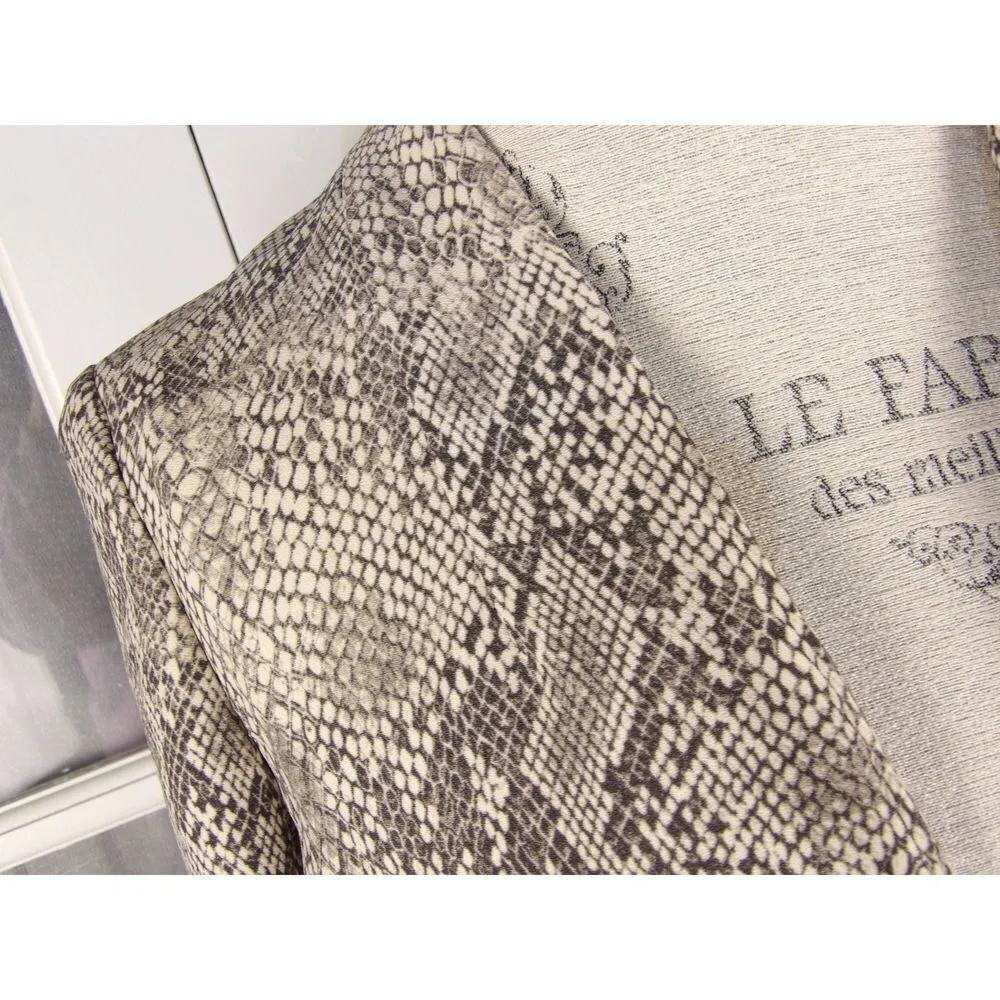 Babaton Aritzia Womens‎ Snake Python Print Macauley Blazer 2 - Image 3