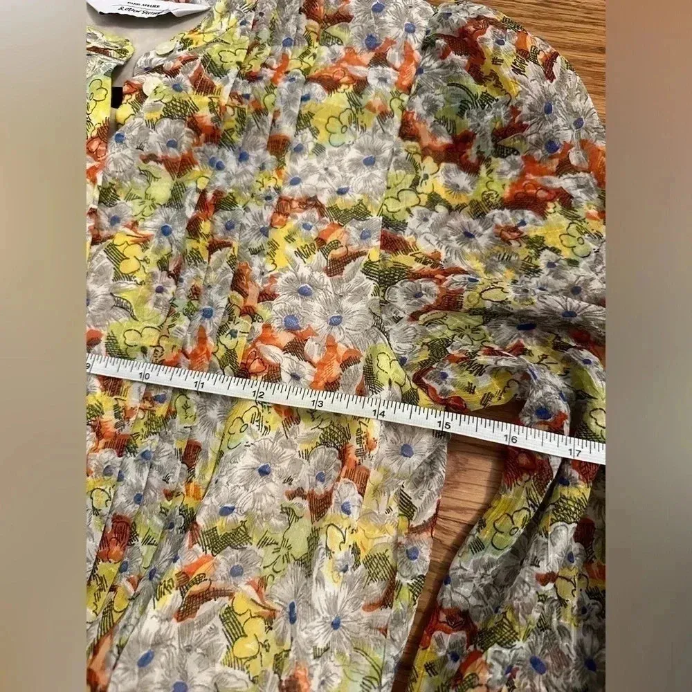 Paris Atelier & Other Stories Foral Bib Dress Size 2 - Image 14
