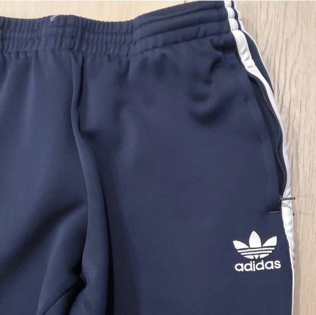 Adidas Original Woman's Navy Joggers - Image 5