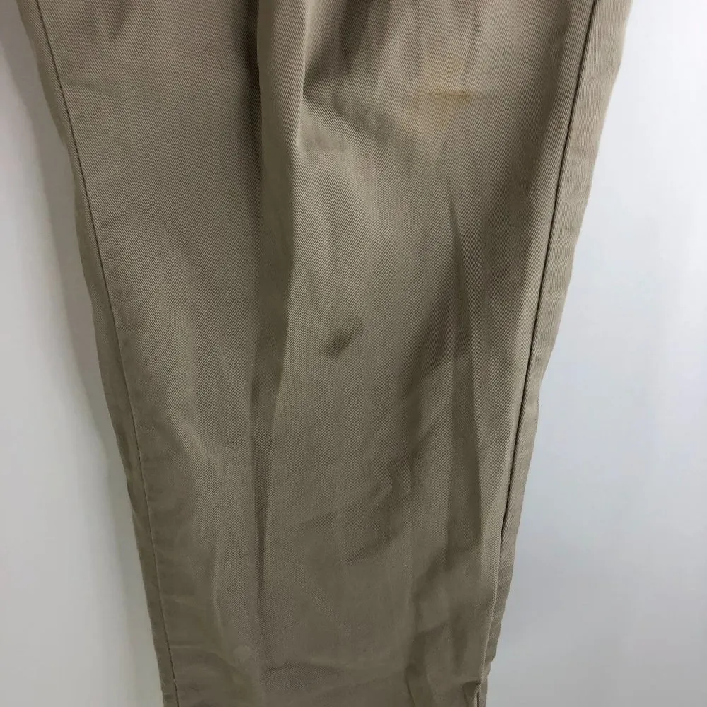 Carhartt Womens Beige Cotton Blend Flat Front Vesper Ankle Pant Size 27 - Image 3