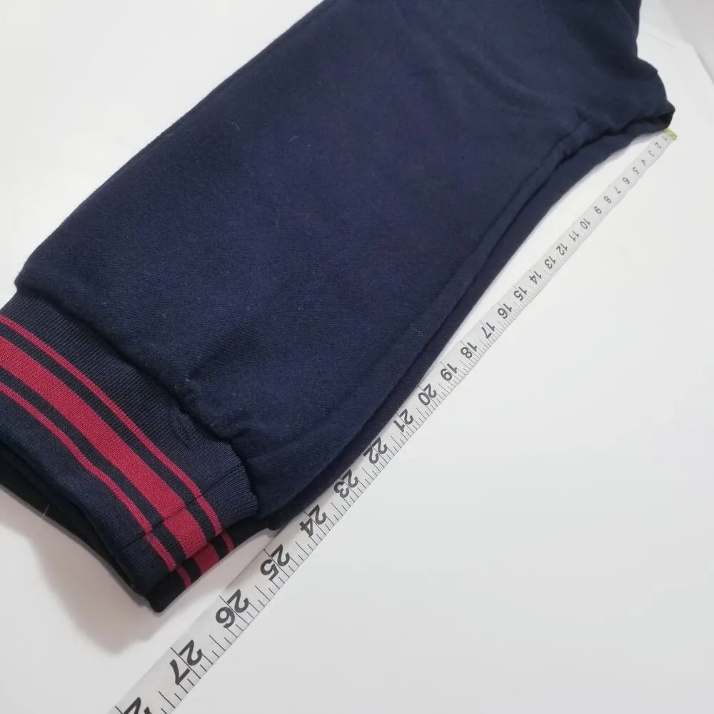 Scotch & Soda Maison Scotch Nautical Blue Red Hi-Rise Jogger Pants - Image 8