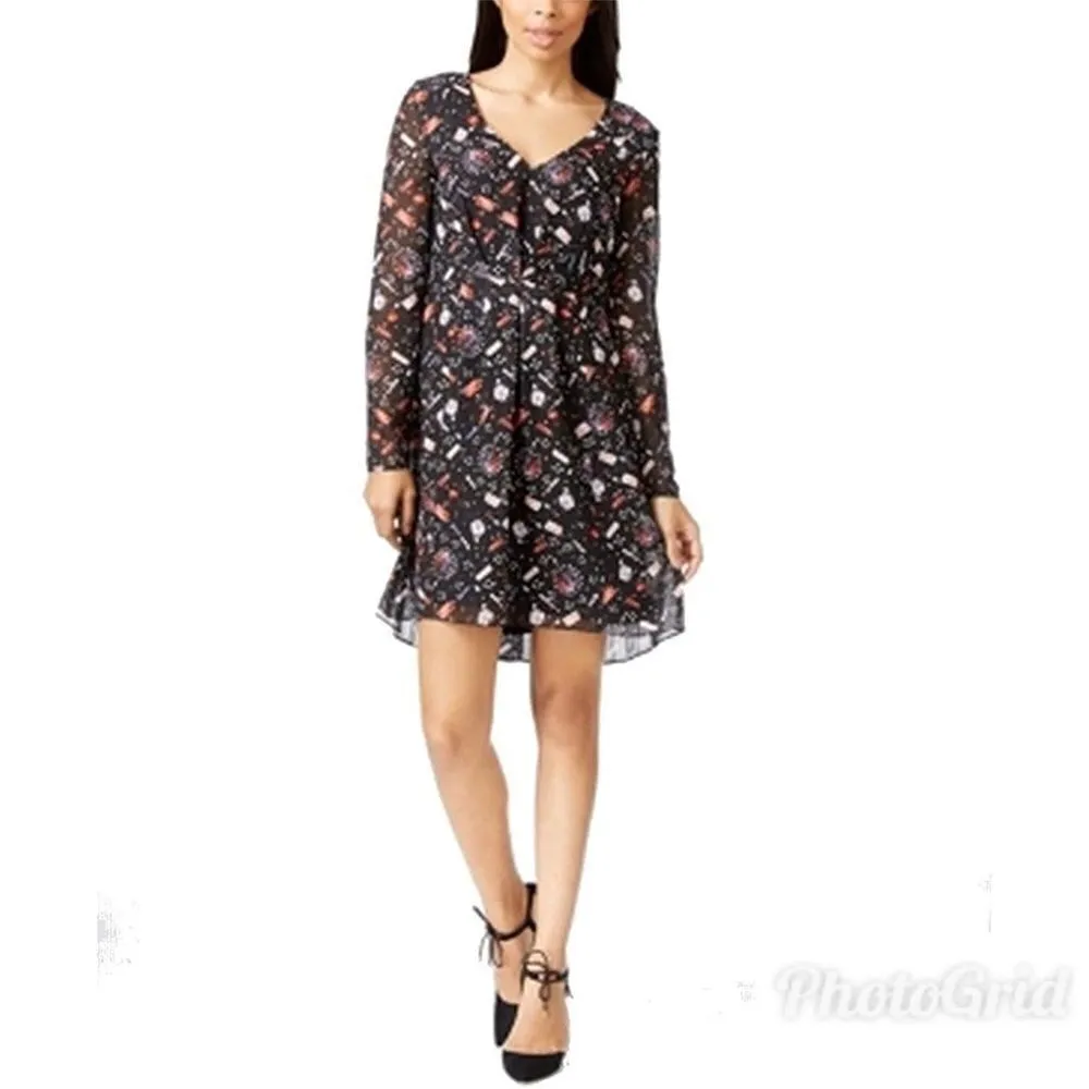 RACHEL‎ ROY Long Sleeve Chiffon Dress V - Image 11