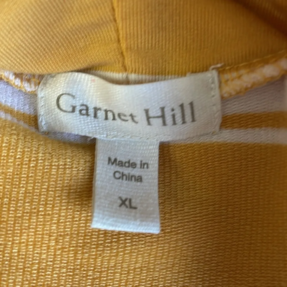 Garnet Hill Yellow Striped Cowneck - Image 7