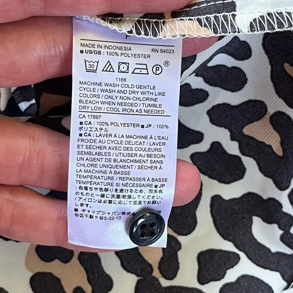 Banana Republic Women's Cheetah Print Pajama Top Size S. NEW - Image 7