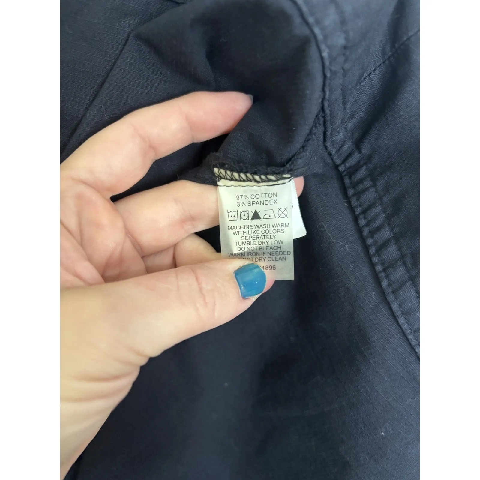 Title Nine Black Ripstop Snap Skirt Size 6 Pickleball Tennis Golf Athletic Skirt - Image 7