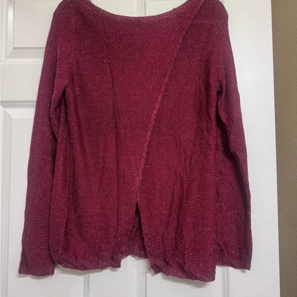 Maurice’s Large red metallic sweater - Image 4