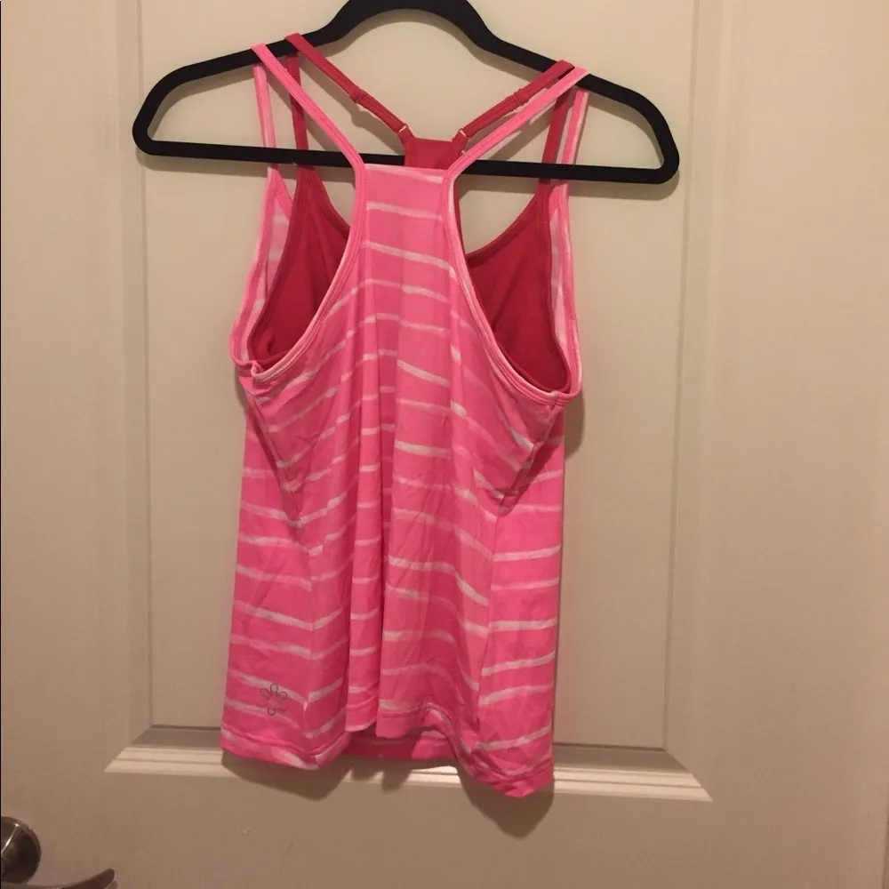 Old Navy Pink Workout Tank With Built-In-Bra. NWOT - Image 4