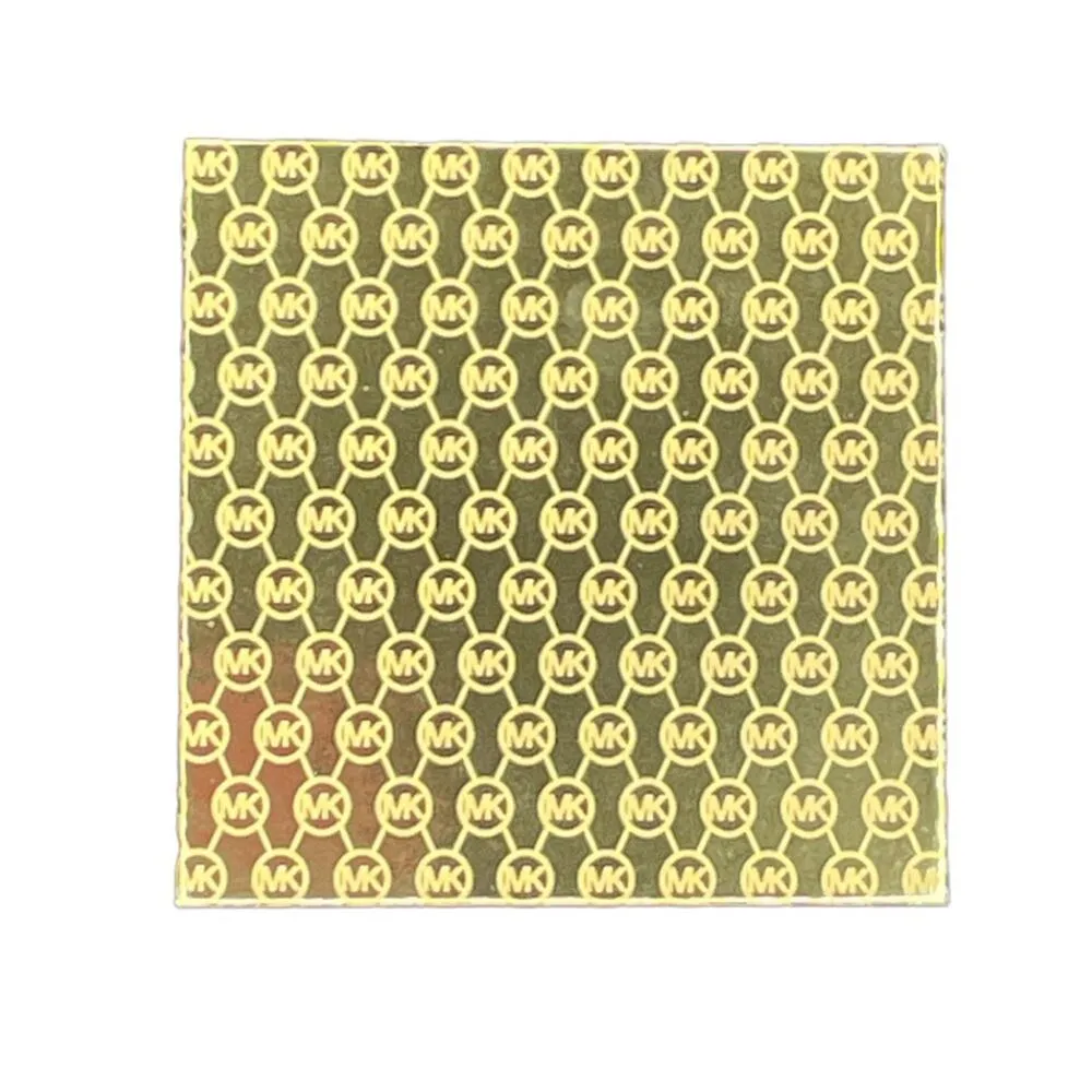 MICHAEL Michael Kors Logo and Rhinestones Bangle Bracelet Rose Gold - Image 6