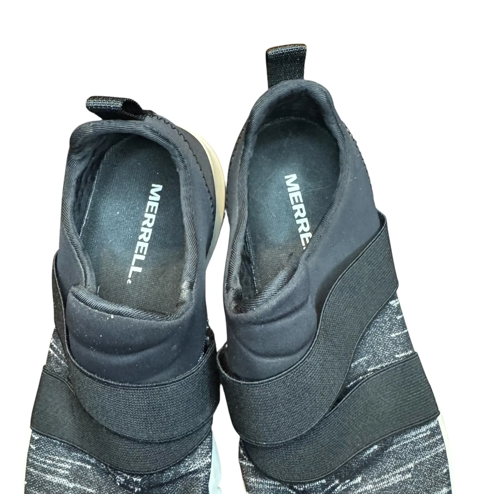 Merrell Shoes Womens Size 8‎ Black Gray Slip On Sneakers J97712 Athletic Comfort - Image 2