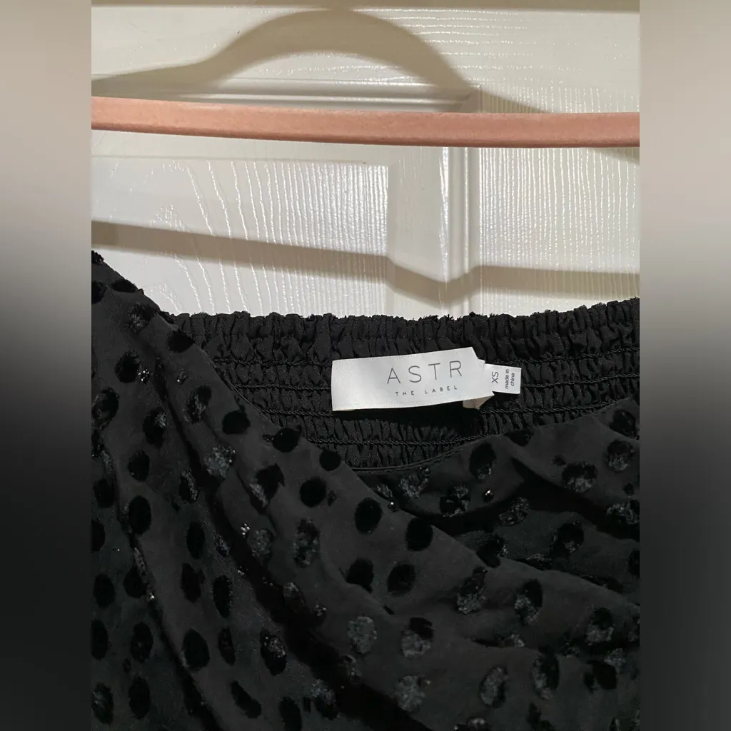 ASTR the label Athens Dress Black Burnout Size XS - Image 7