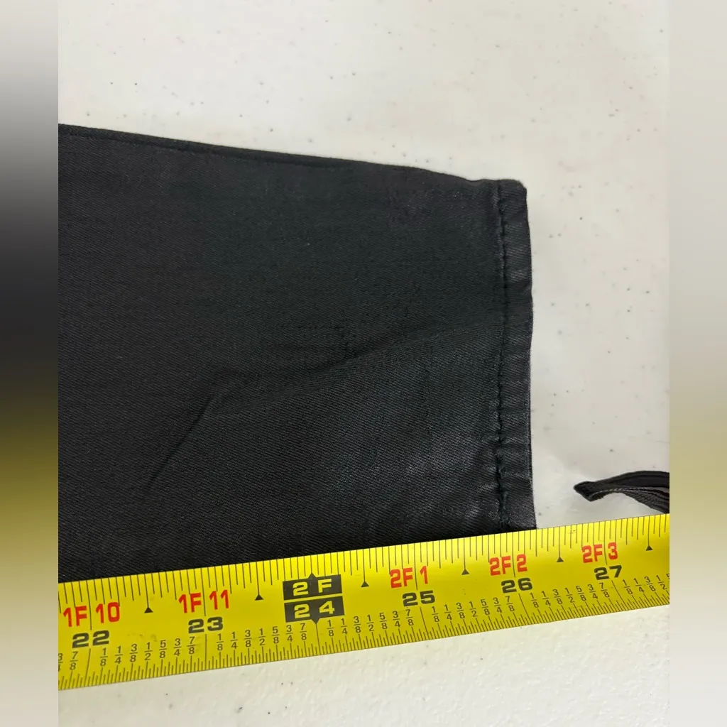 Rock and Republic Banshee Jeans Black Neon Green Waxed GUC Size 8 - Image 9