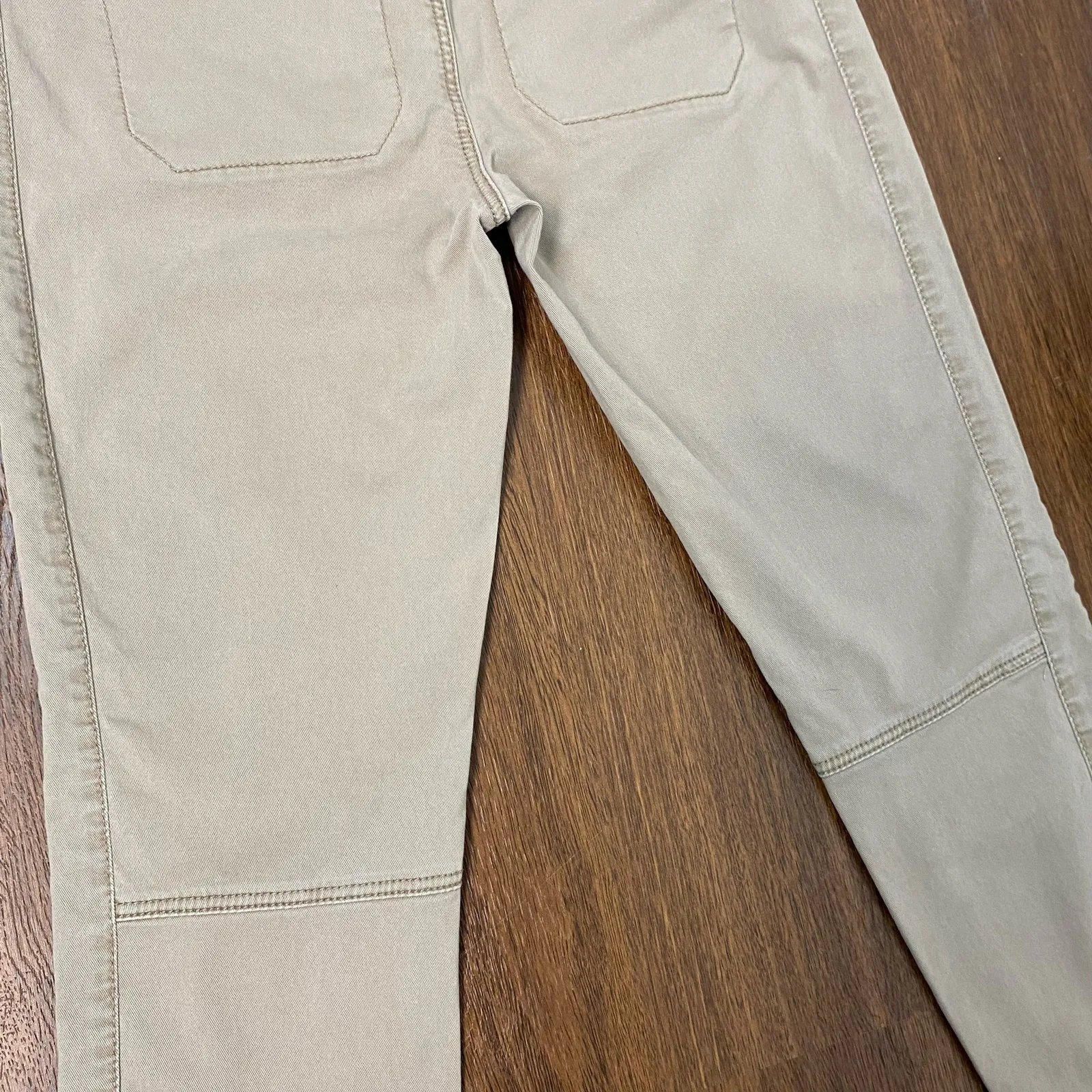 Pilcro and the Letterpress Anthropologie Tan Moto Skinny Utility Pants Size 2 - Image 8
