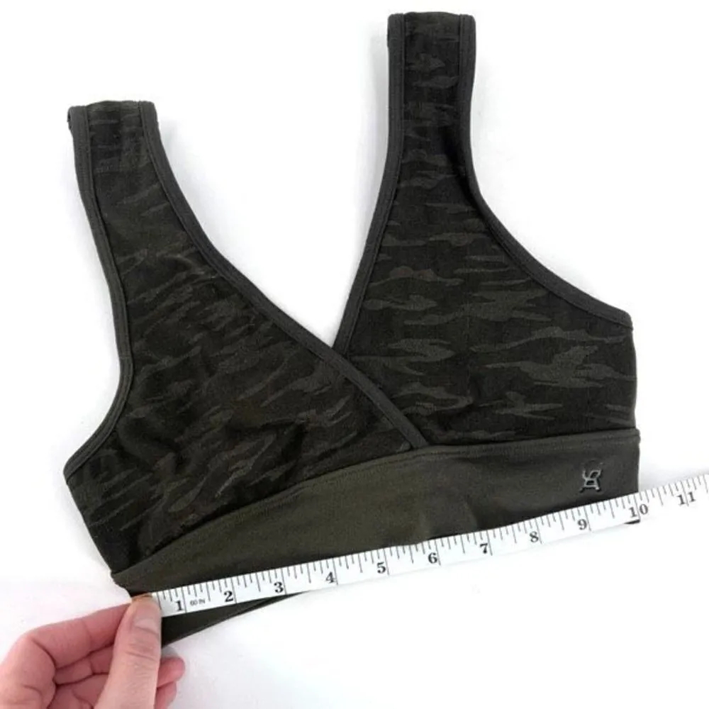 NWT Good American Women's Active Intimate Bikini Set Sports Bra Camouflage Small - Image 10