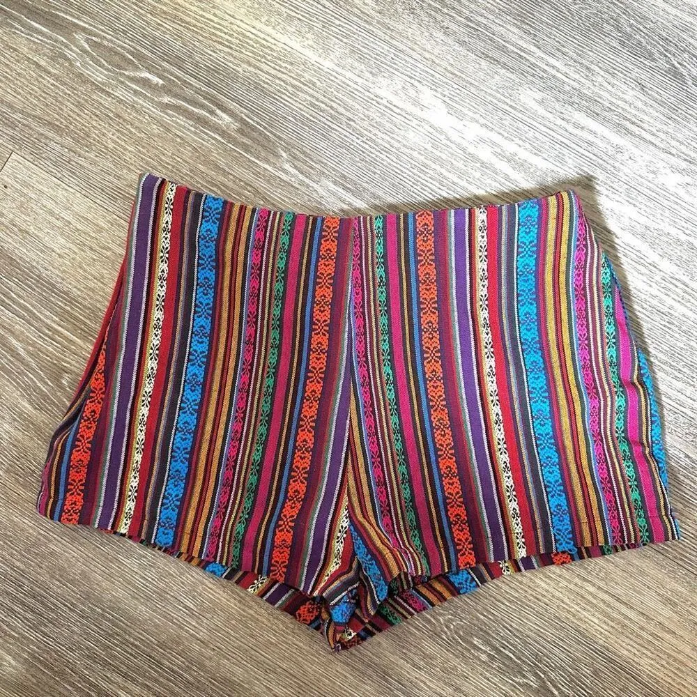 Shein colorful striped shorts - Image 5