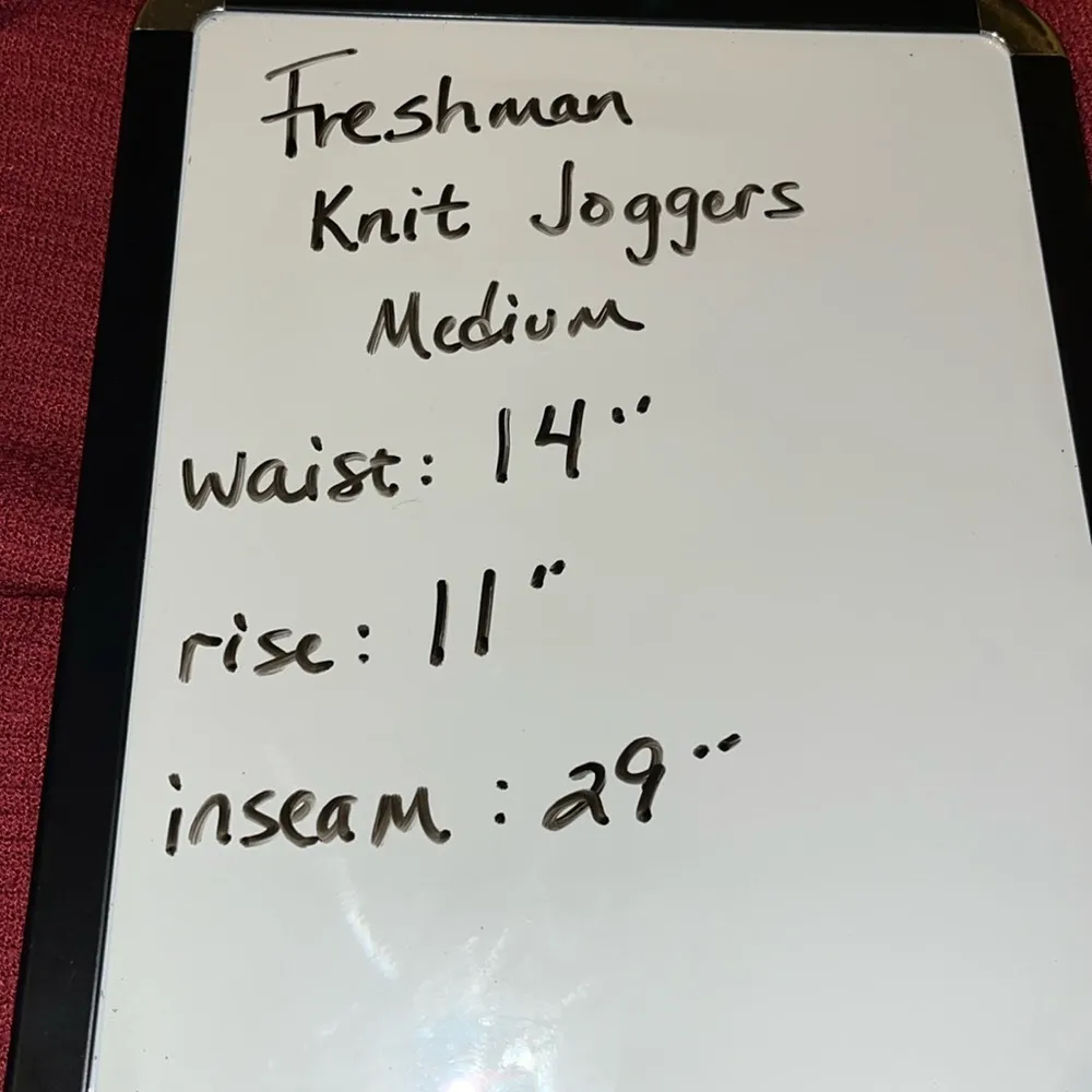 Freshman Sweatpants Lightweight Stretchy Knit Womens Medium Runs Small Athletic - Image 10