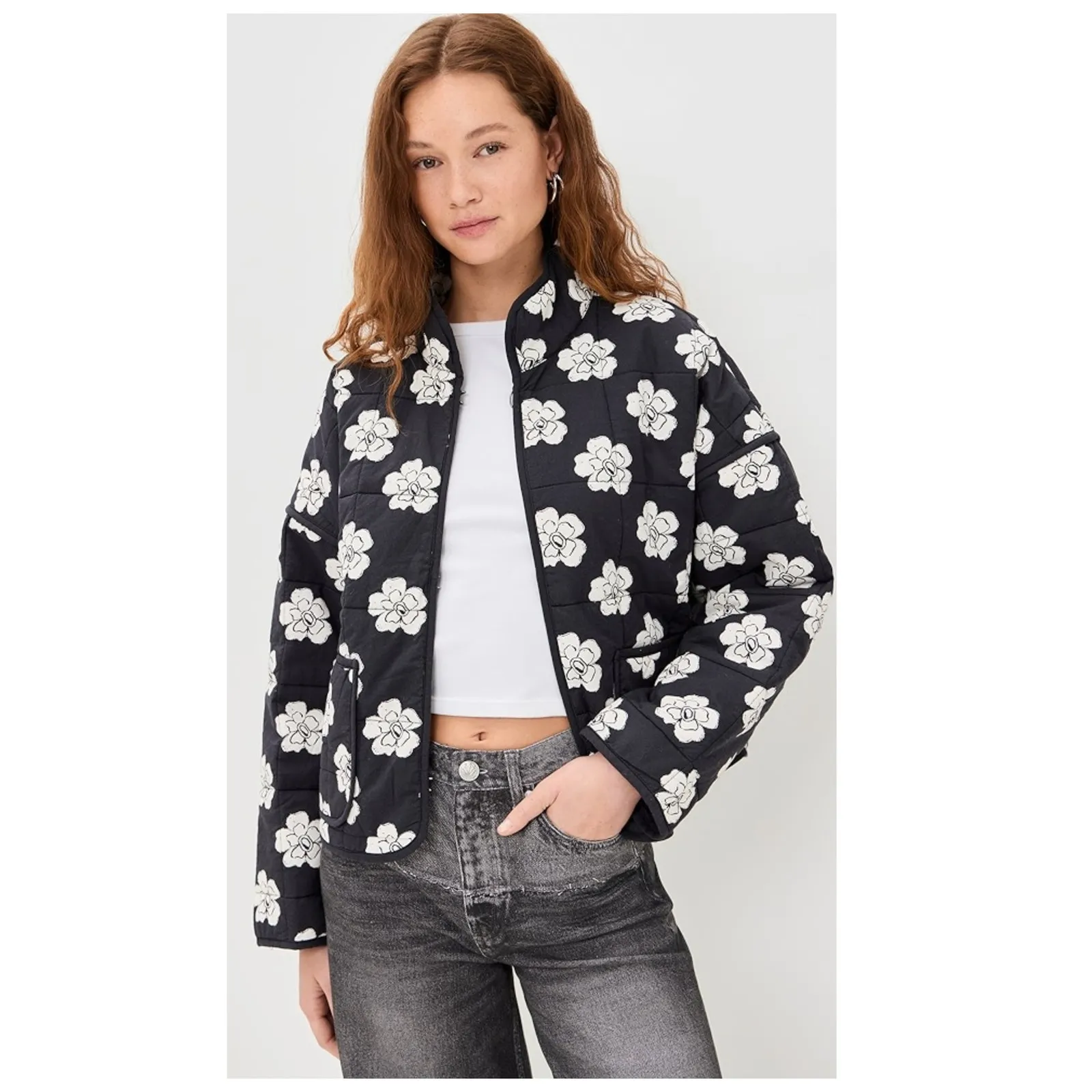 FREE PEOPLE Chloe Quilted Jacket Size Medium - Image 14