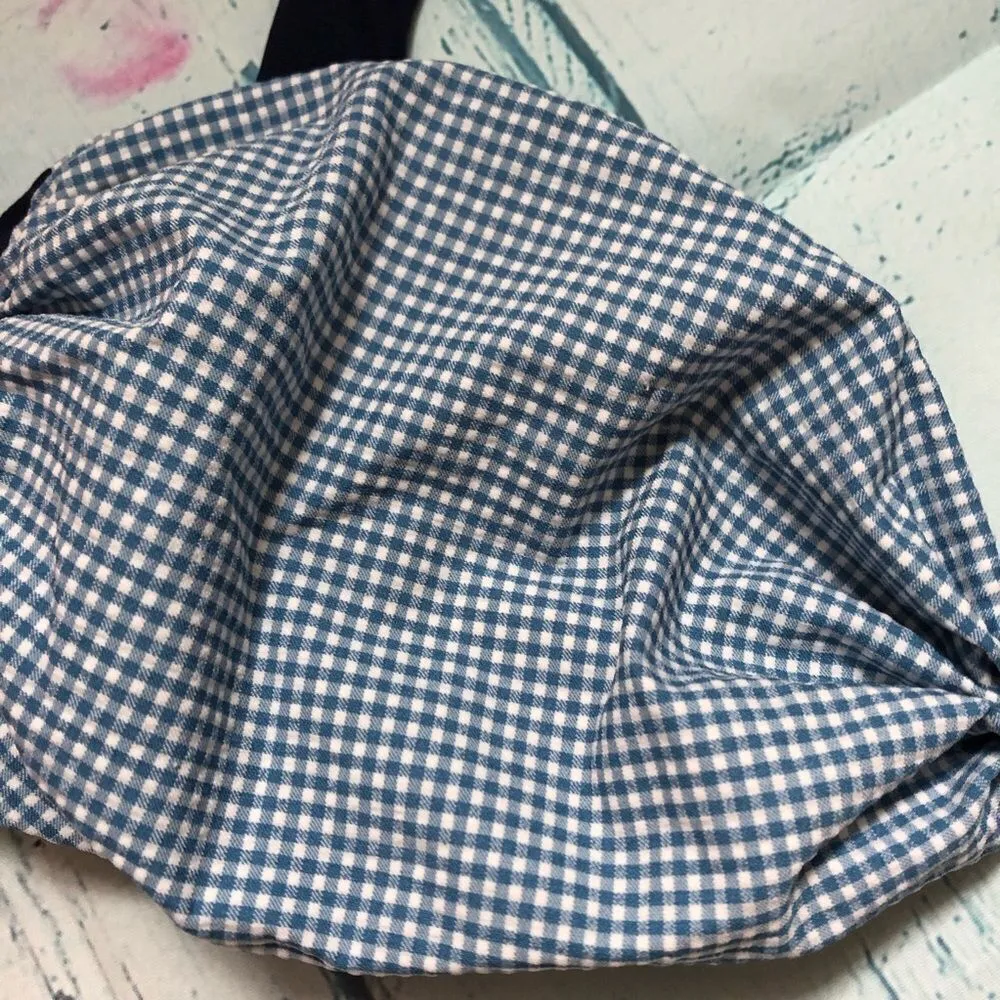 SOUTH POINT Halter Checkered Bikini Top (NWT) Blue Size 16 - Image 2