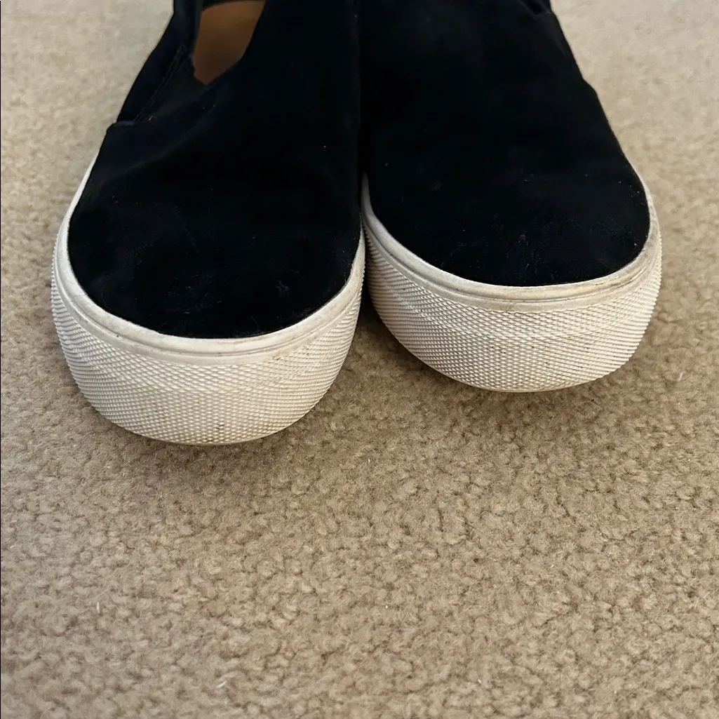 Steve Madden Black Suede Loafers sz 6.5 - Image 8