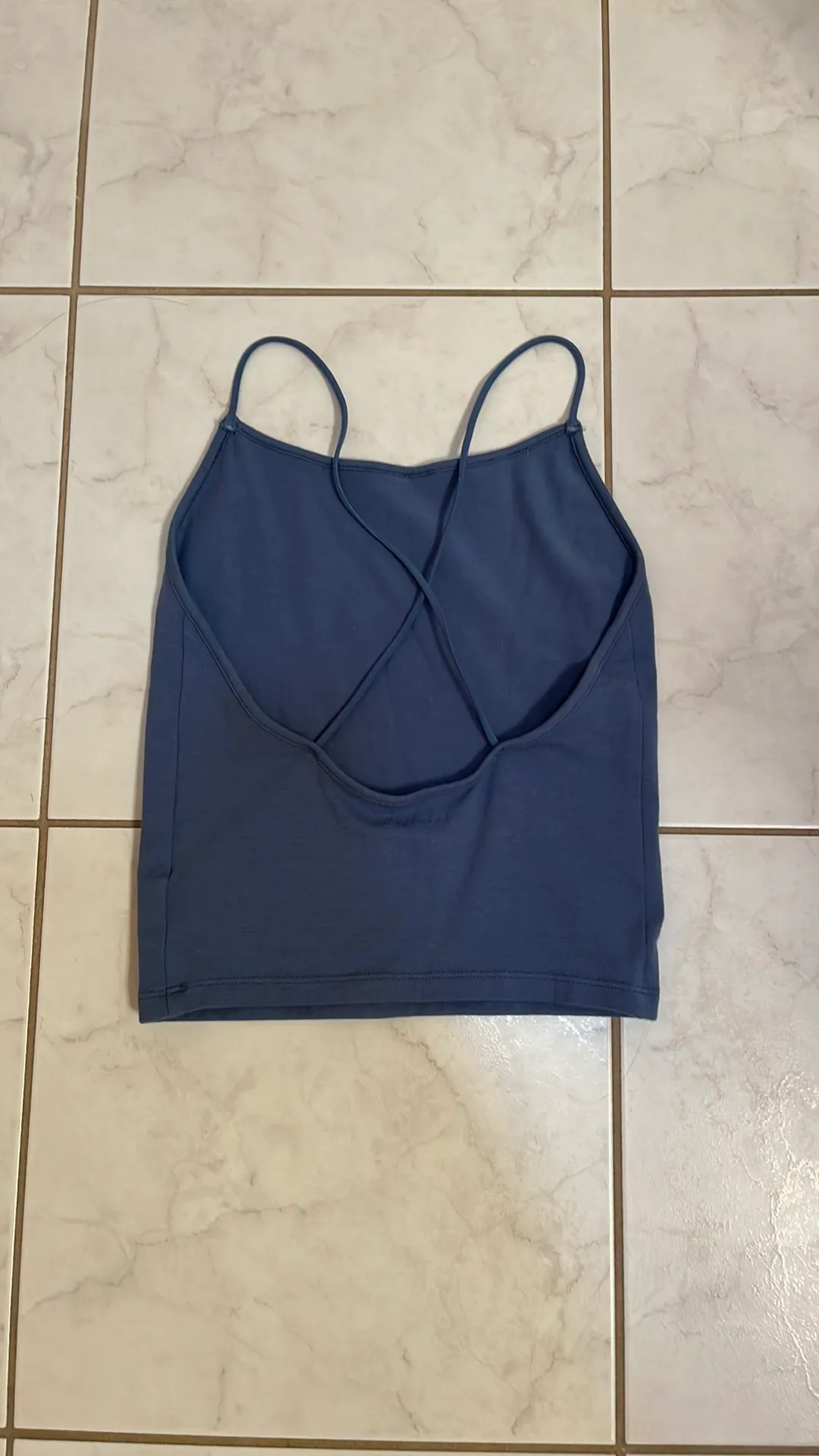 Blue Cross Back Tank - Image 2
