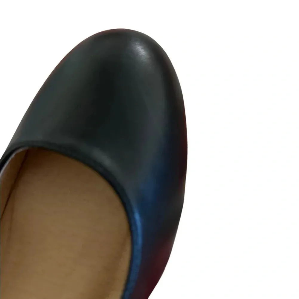 IDIFU Women's Dress Shoes for Women Pumps Mary Jane Heels Low Block Roun… Black Size 8.5 - Image 8