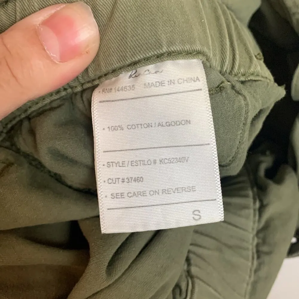 Kancan womens small one piece romper safari green army casual beach coastal res - Image 5