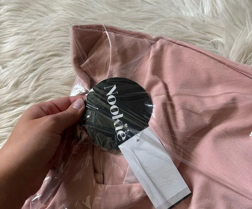 NOOKIE Hollywood Midi Dress In Blush - Image 5