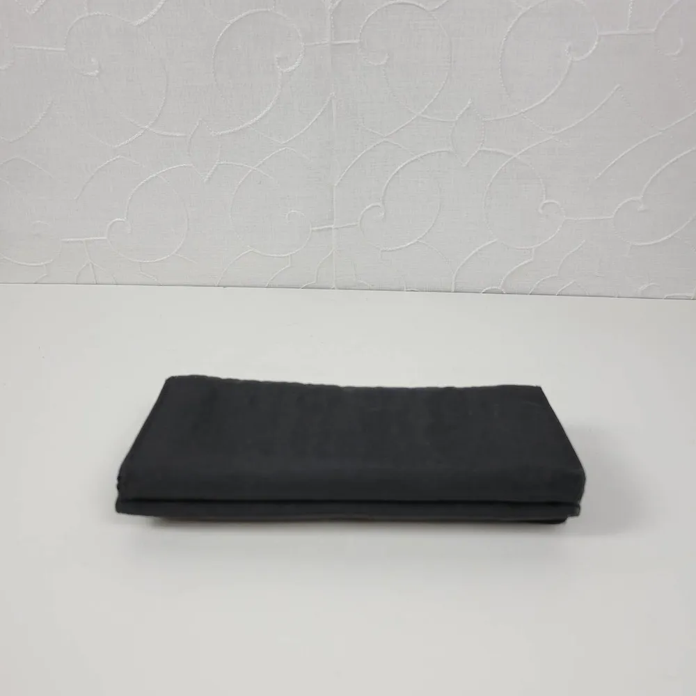 Kipling Teddi Womens Wallet Black Metallic Snap Checkbook Organizer Clutch Nylon - Image 7