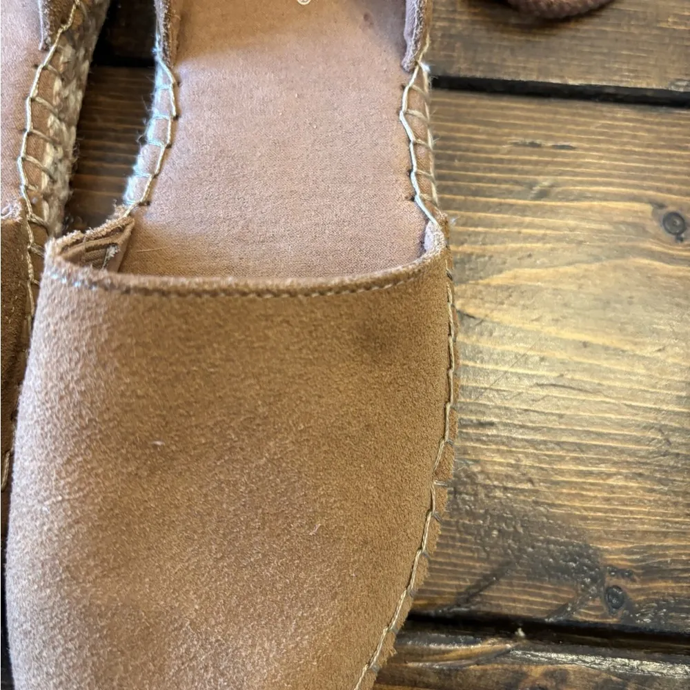 TOMS Women's Tan Katalina Espadrille Shoes with Tie-Up Straps Size 6 - Image 2