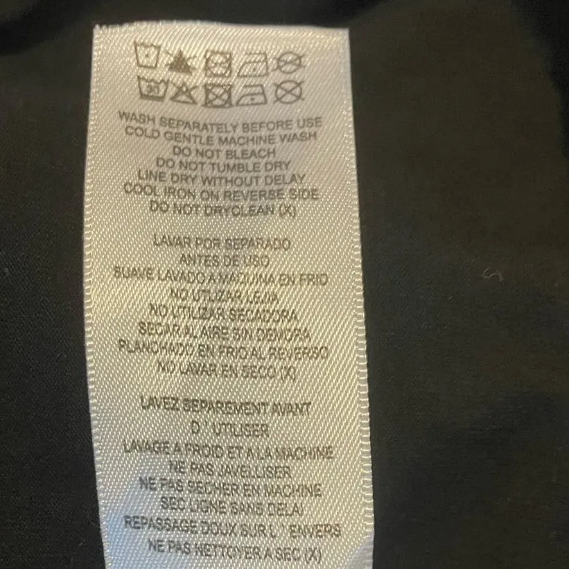 Avenue Women Top 2X Black 3/4‎ Sleeve Flyaway Layer Butterfly Print Lagenlook - Image 9