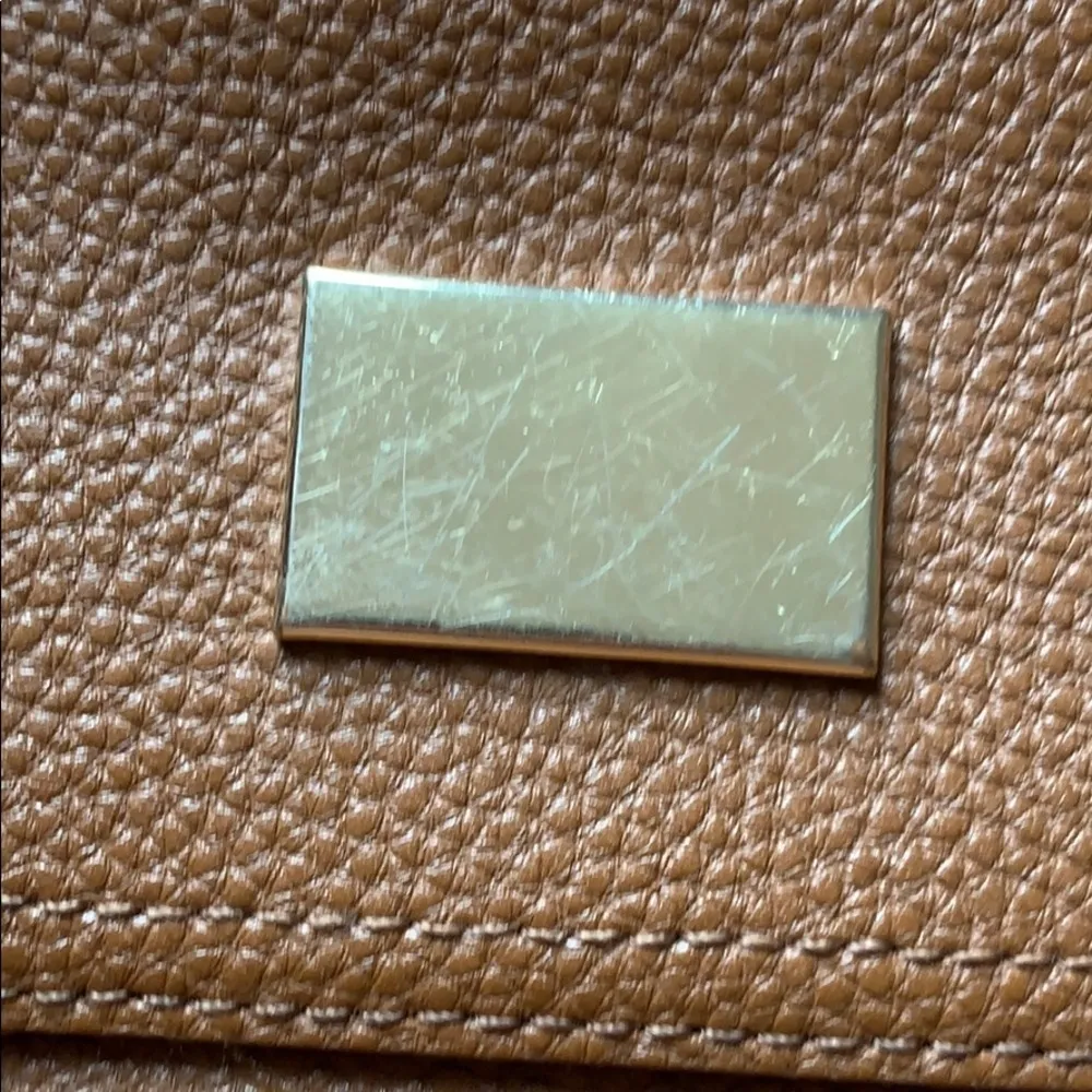 Renwick genuine leather backpack Tan - Image 4