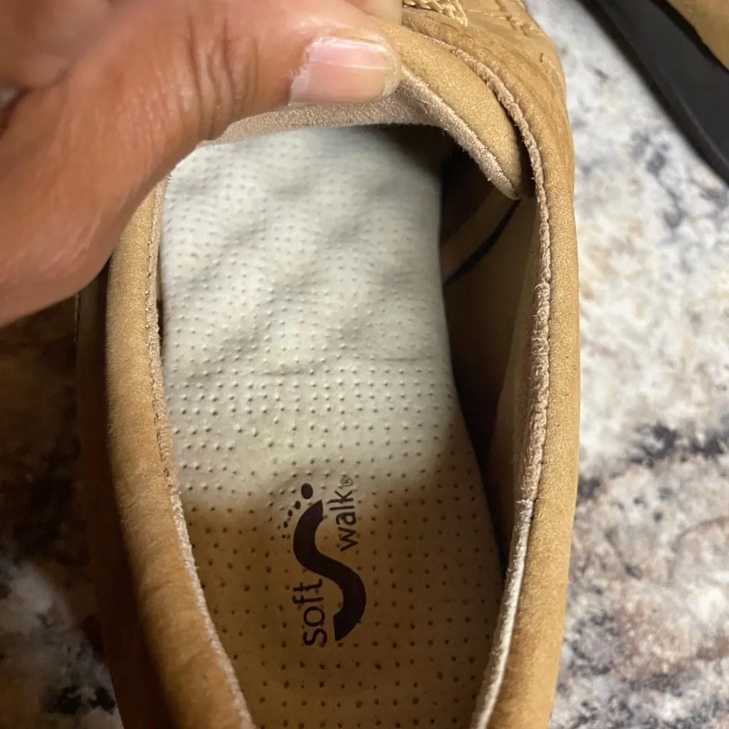 SoftWalk Camel Leather Casual Shoes - Image 7