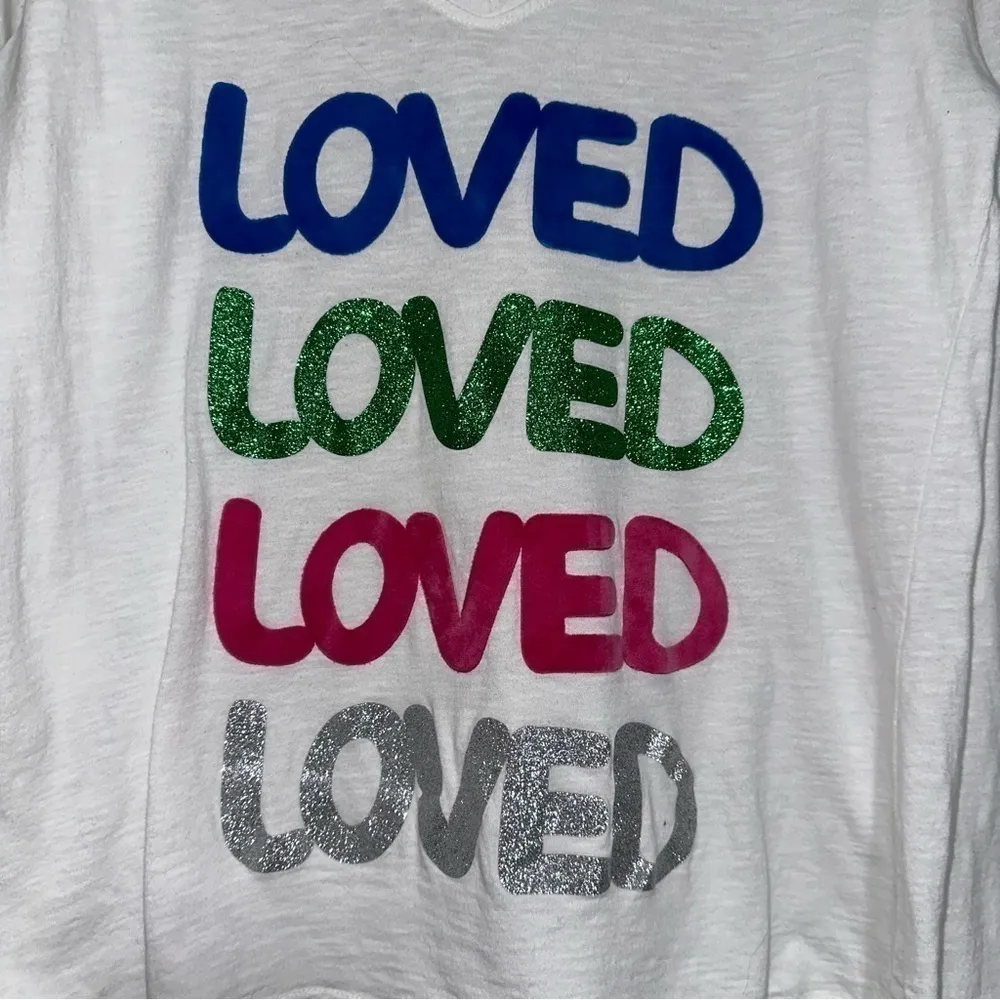 Carla Giannini Women’s Size S White Loved Long Sleeve Tee T - Image 5