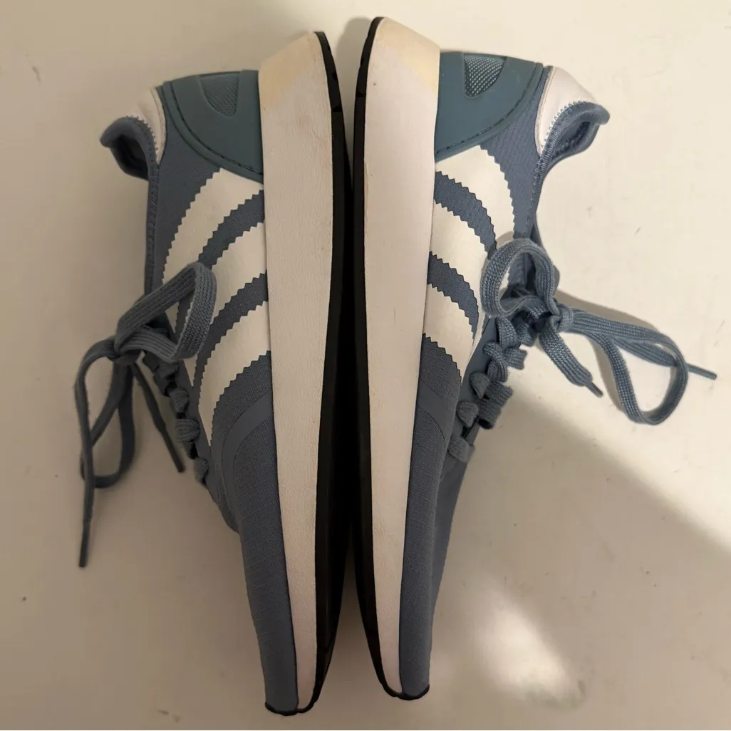 Adidas Women’s N-5923 Raw Grey Sneakers Trainers Size 7 Blue-Gray and White - Image 6