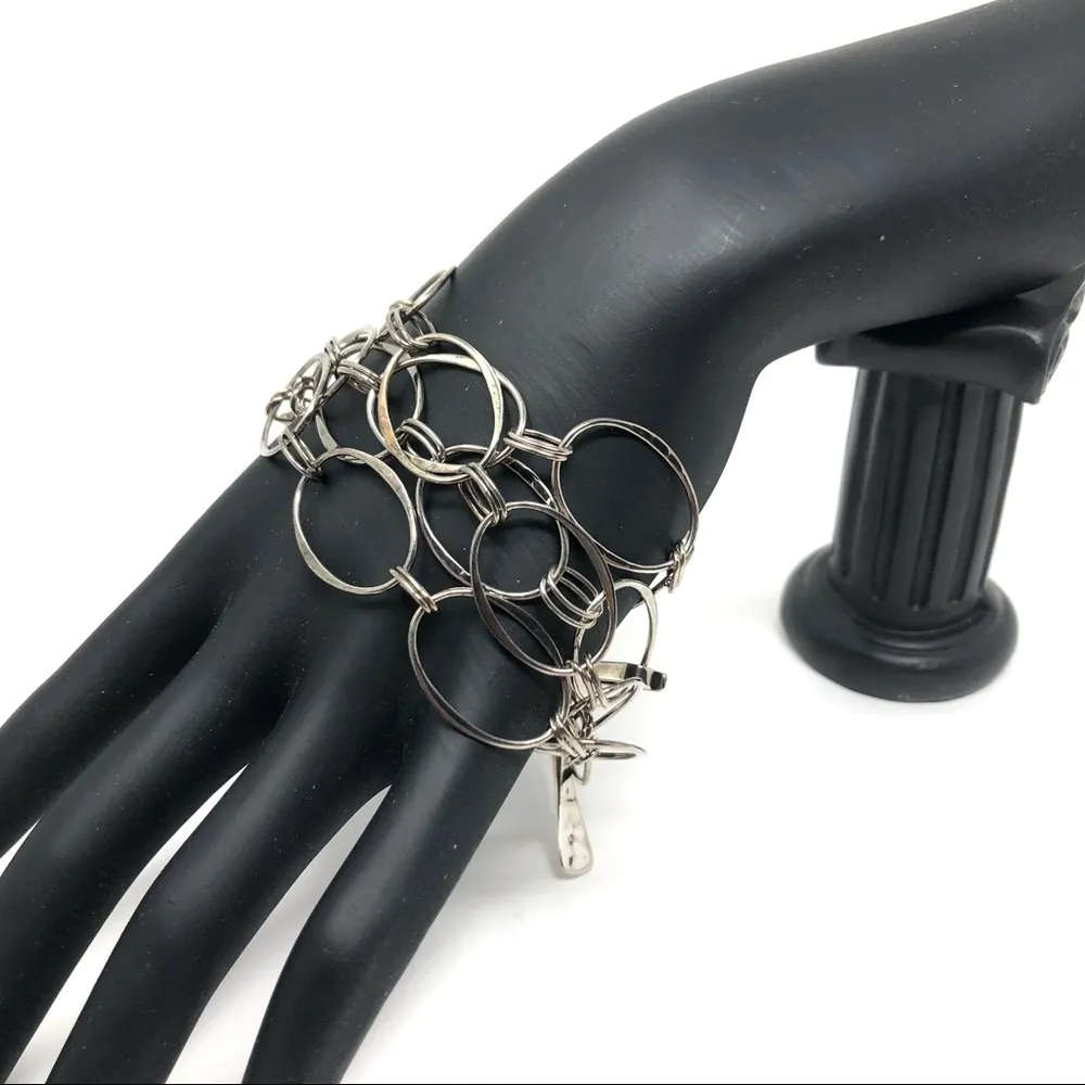 ROBERT LEE MORRIS sterling silver long link chain, NWOT - Image 7