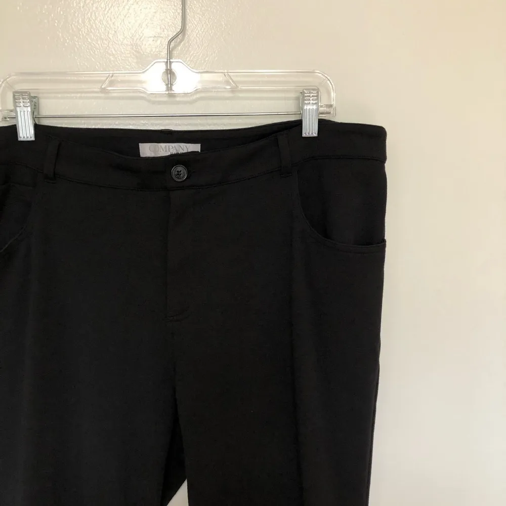Ellen Tracy Company Dress Pants Black 16 - Image 2