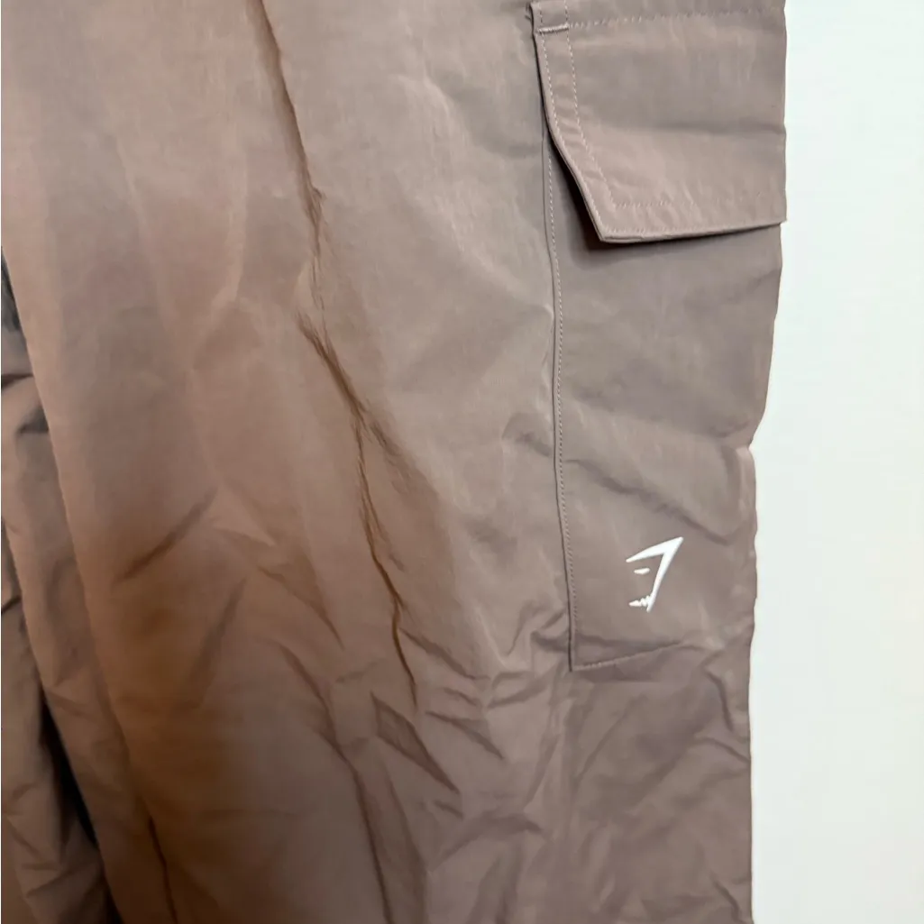 Nwt Gymshark Brown Cargo Woven Pants - Image 5