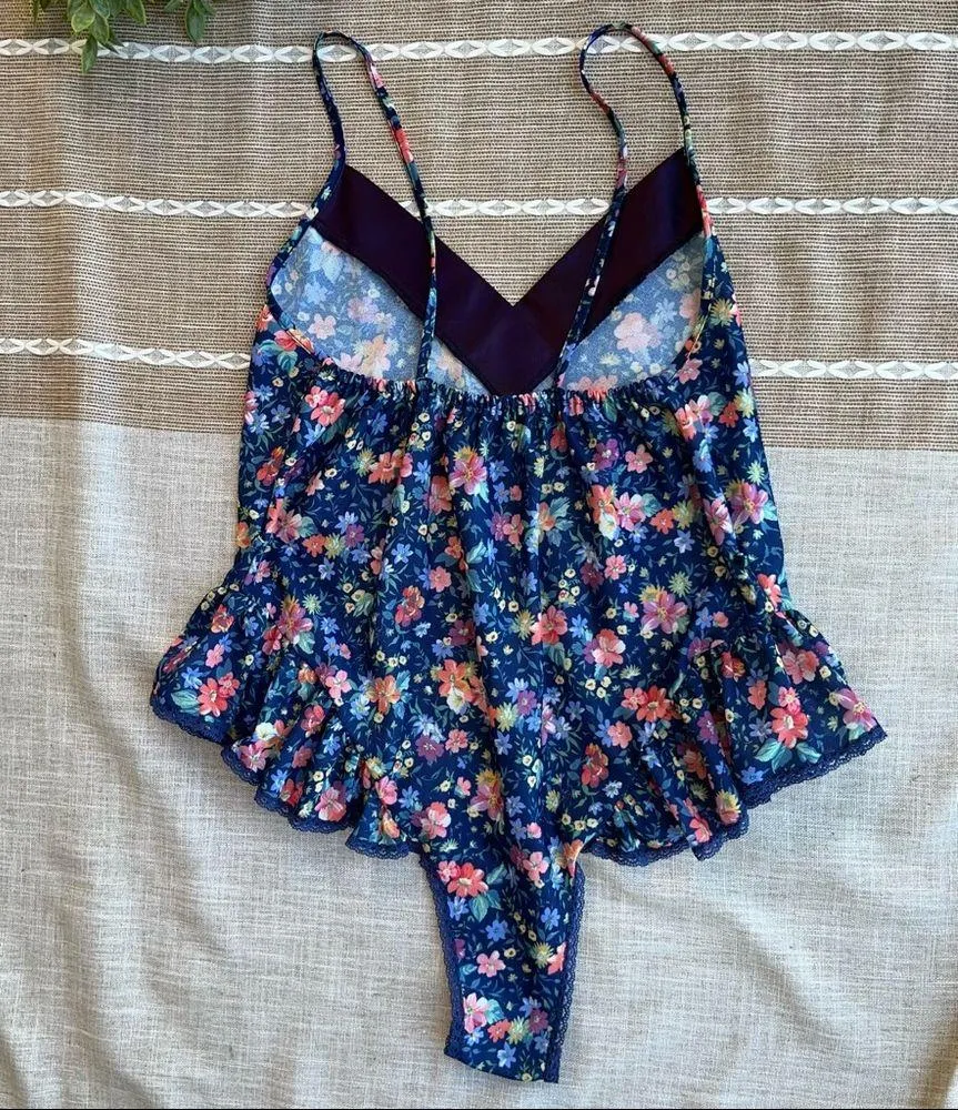 Vintage Deadstock NWT Teddy High Cut Blue Size M - Image 3