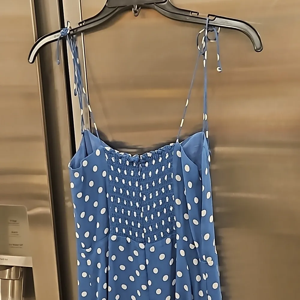 💕REFORMATION💕 Juliette Dress ~ Lazuli Blue Polka Dot Print 6 - Image 11