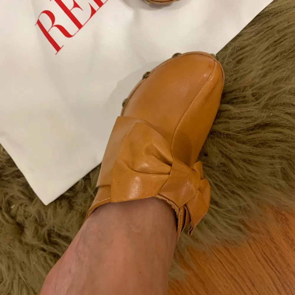 1DAYSALE 🔥Authentic RED VALENTINO ITALIAN LEATHER STUDS CLOG - Image 11