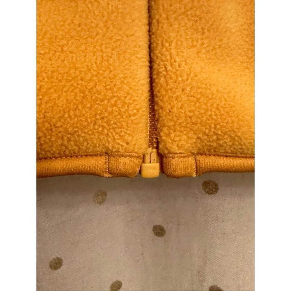 Uniqlo Medium Fleece Full-Zip Jacket - Yellow - Image 4