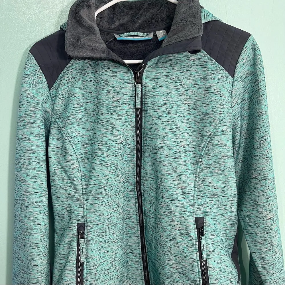 Free Country Super Softshell Hooded Jacket Women’s Size Small - Image 5