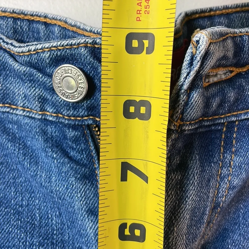 Levi’s junior size 9 super low bootcut denim jeans med wash. - Image 9