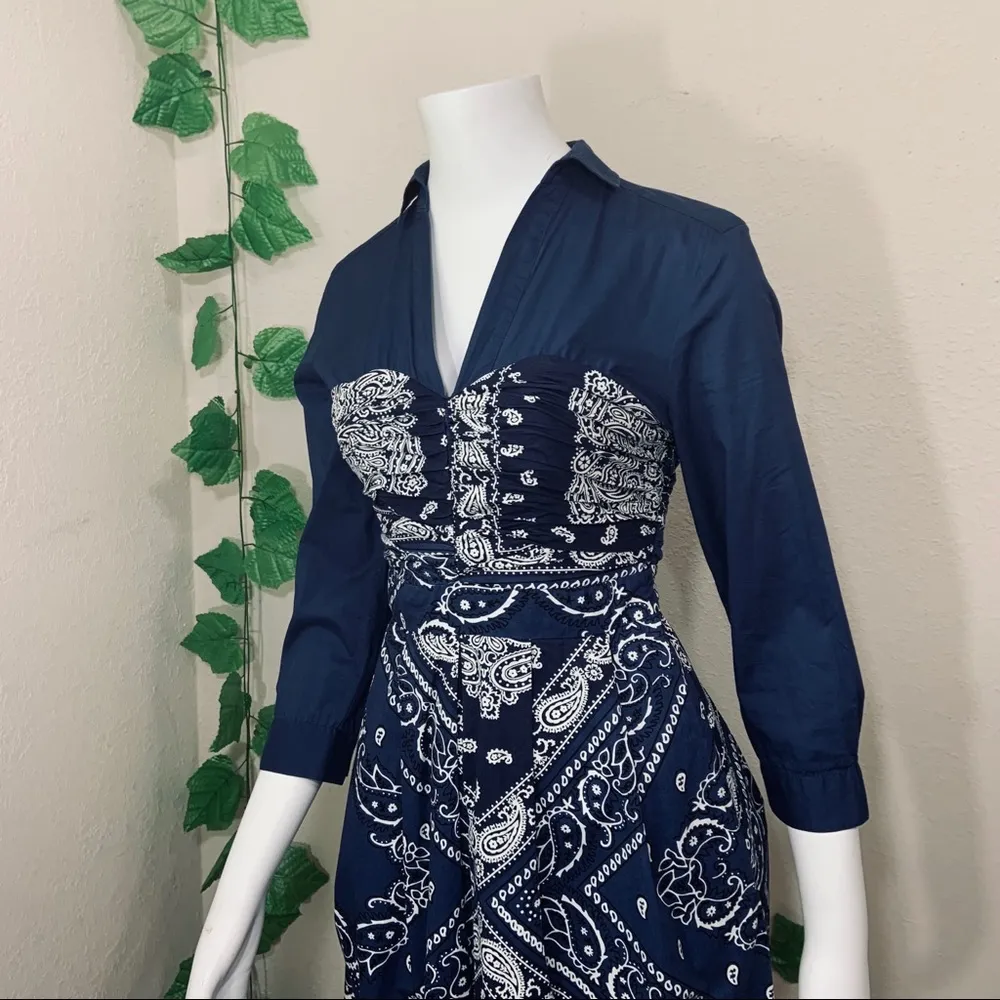 Anthropologie Holding Horses Western Bandana Dress - Image 10