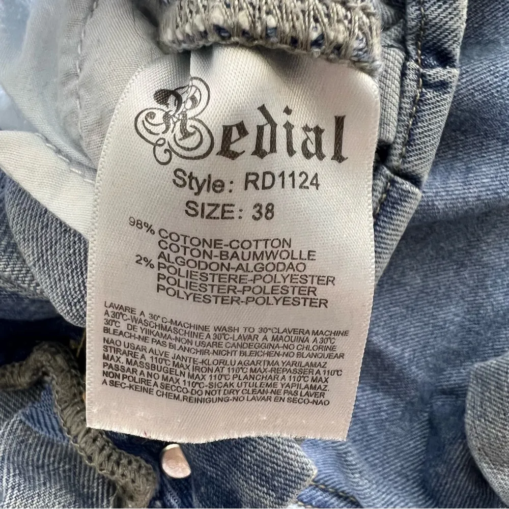 Nasty Gal High Rise Paperbag Denim Shorts - Image 9