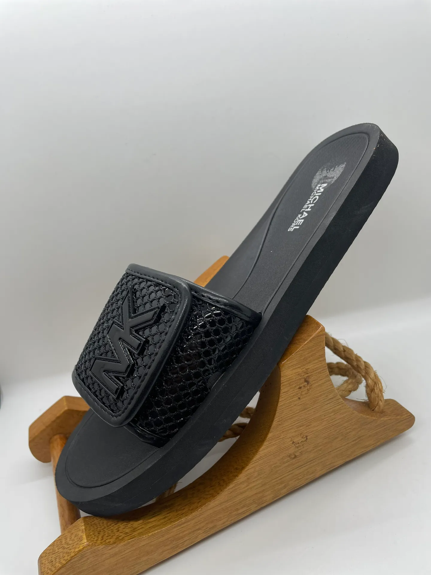 Michael Kors Logo Glitter Sandals - Image 3